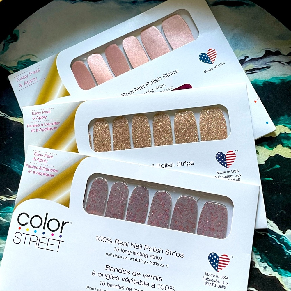 NWT Color Street Nail Polish Strip Bundle